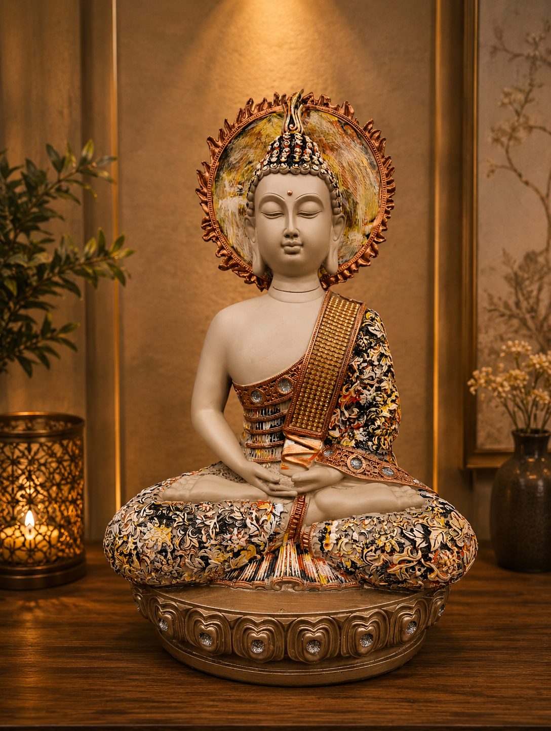 White Buddha Idol